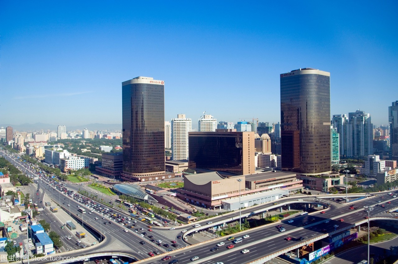 中國世界貿易中心在北京的中央商務區(qū)